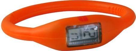 Ανδρικό Ρολόι D-Watch Μπαταρίας Καουτσούκ Λουράκι Πορτοκαλί