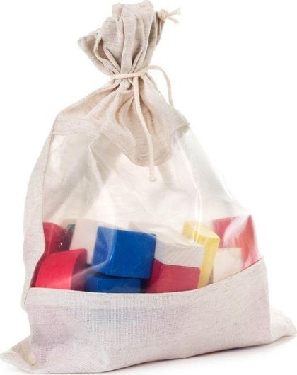 Τουβλάκια Ebert Colourful Wooden Blocks Σετ 50τμχ Πολύχρωμο