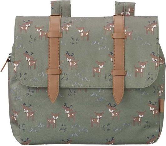 Παιδική Τσάντα Βόλτας Fresk Deer Olive Ταχυδρόμου Πλάτης 33x24x9cm Πράσινο