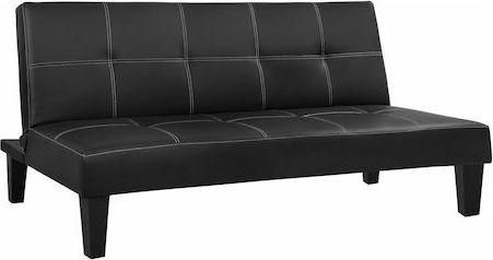 Καναπές Κρεβάτι HomeMarkt HM3002.02 Τριθέσιος από Δερματίνη 185x90cm Καφέ