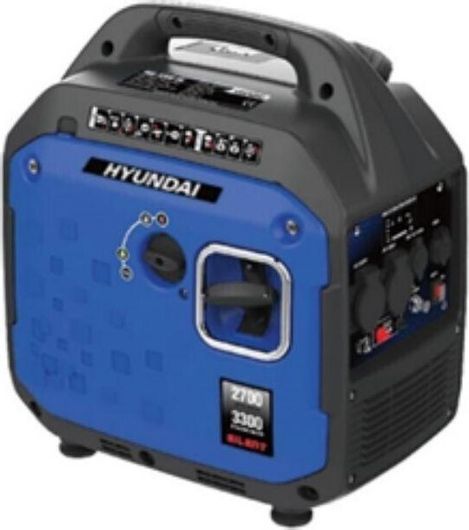Γεννήτρια Hyundai Αθόρυβη Βαλιτσάκι Inverter Βενζίνης Τετράχρονη με Μίζα & Μέγιστη Ισχύ 2.5kVA