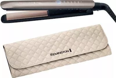 Πρέσα Μαλλιών Remington Keratin Therapy Pro S8590 με Κεραμικές Πλάκες Μπεζ