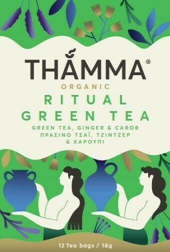 Τσάι Thamma Organic Πράσινο Βιολογικό Ritual 12 Φακελάκια 18gr