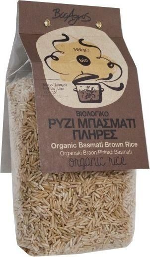 Ρύζι Βιο Αγρός Βιολογικό Μπασμάτι Πλήρες 500gr