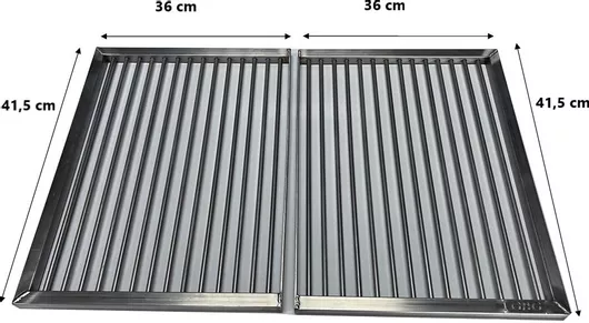 Σχάρες Διαιρούμενες Kenton Naterial 4B-Gas 41.5x36cm