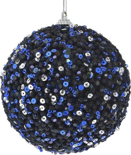Χριστουγεννιάτικη Μπάλα Iliadis Πλαστικό Μπλε 10cm