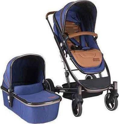 Πολυκαρότσι Kikka Boo Divaina 2 in 1 για Νεογέννητο Μπλε