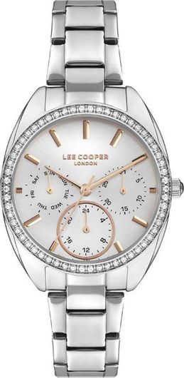 Γυναικείο Ρολόι Lee Cooper LC07408.330 με Μεταλλικό Μπρασελέ Ασημί