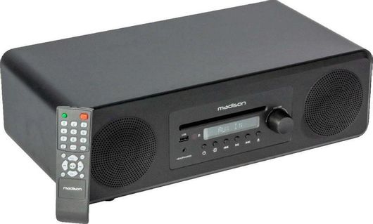 Ηχοσύστημα Madison 2.0 Mad-Melody 50W με CD / Digital Media Player & Bluetooth Μαύρο
