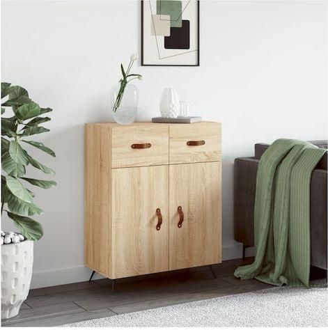 Ντουλάπι Αποθήκευσης VidaXL 827951 Ξύλινο 69.5x34x90cm Καφέ