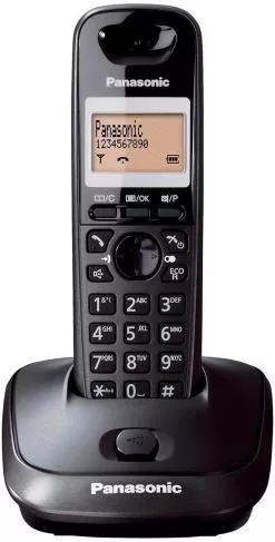 Ασύρματο Τηλέφωνο Panasonic KX-TG2511 με Μαύρο
