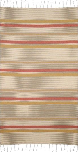 Πετσέτα Θαλάσσης Aquablue 9745 με Κρόσσια 180x90cm Πολύχρωμο