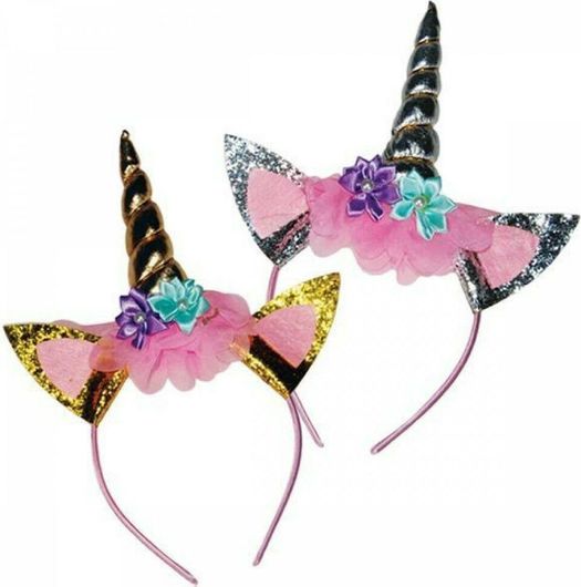 Αποκριάτικο Αξεσουάρ Νext Στέκα Μονόκερος 26x18cm Σετ 10τμχ Τυχαία Επιλογή Χρώματος