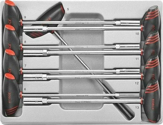 Κλειδιά Ταφ Force Σετ 6-13mm 9τμχ