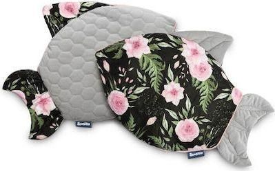 Διακοσμητικό Μαξιλάρι Κούνιας Sensillo Fish Flowers Πολύχρωμο