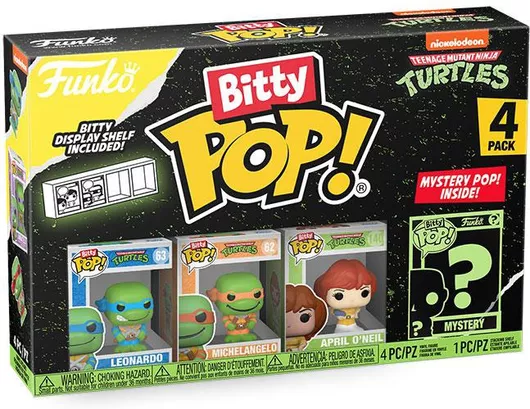 Funko Bitty Pop! Teenage Mutant Ninja Turtles - 4 Figures