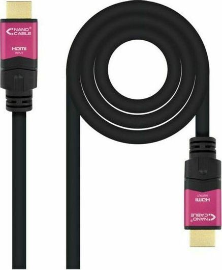 Καλώδιο NanoHDMI 2.0 HDMI male σε HDMI male 15m Μαύρο