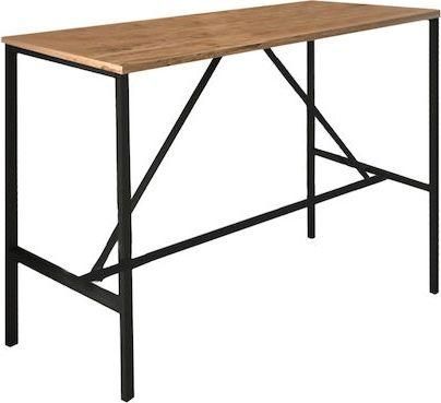 Τραπέζι Μπαρ Megapap Crego GP041-0058.1 Ορθογώνιο Ξύλινο 100x45x89cm Μαύρο Δρυς