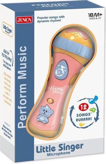 Μικρόφωνο Bebe Little Singer για 18+ Μηνών Ροζ