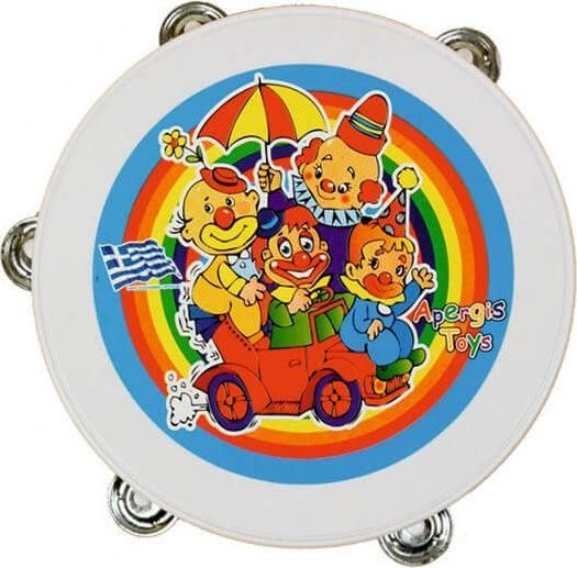 Κρουστό Μουσικό Παιχνίδι Ντέφι Ξύλινο για 3+ Ετών