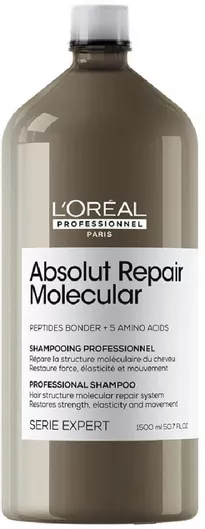 L'Oréal Professionnel Serie Expert Absolut Repair Molecular Σαμπουάν Αναδόμησης/Θρέψης για Ταλαιπωρημένα Μαλλιά 1500ml
