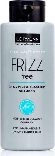 Lorvenn Frizz Free Σαμπουάν Ενυδάτωσης & Λείανσης για Σγουρά Μαλλιά 1000ml