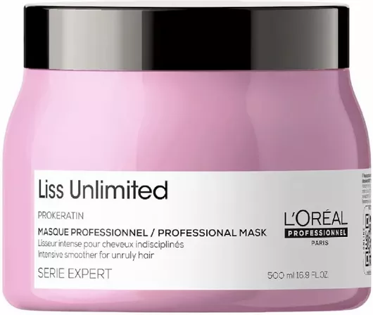 L'Oreal Professionnel Serie Expert Liss Unlimited Μάσκα Μαλλιών για Λείανση 500ml