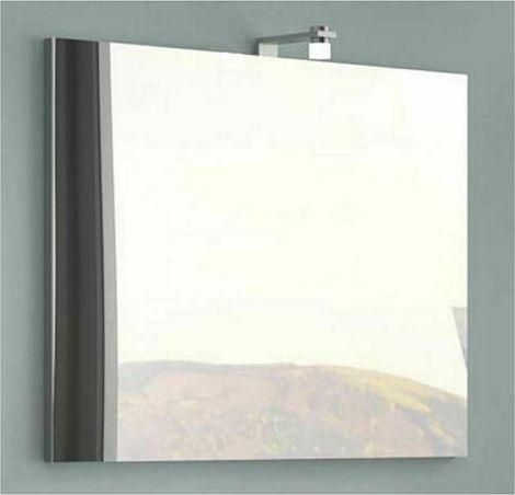 Καθρέπτης Μπάνιου Gloria Easy 81 Rovere Ορθογώνιος LED 80x60cm Λευκό