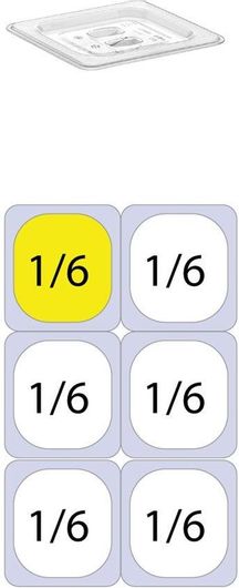 Καπάκι Inox GN 1/6 ''