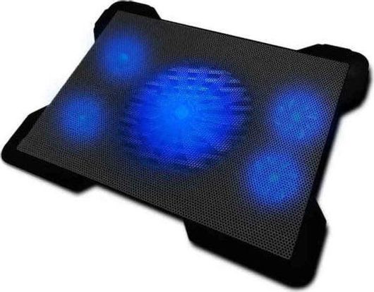 Cooling Pad Laptop Woxter 1560 R έως 17" με 5 Ανεμιστήρες & Φωτισμό