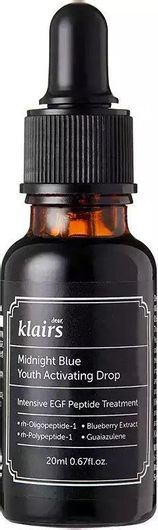 Dear, Klairs Midnight Blue Αντιγηραντικό Serum Προσώπου με Βιταμίνη E & Πεπτίδια 20ml