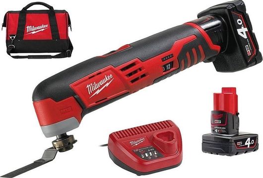 Παλινδρομικό Πολυεργαλείο Milwaukee C12 MT-402B 12V 2x4Ah με Ρύθμιση Ταχύτητας