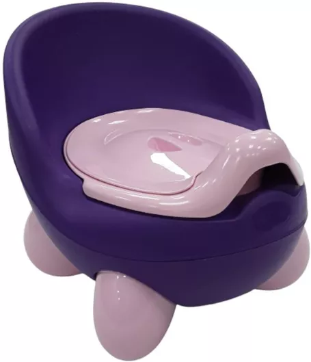 Γιο Γιο Beboulino με Καπάκι & Αντιολισθητική Βάση Μοβ / Ροζ