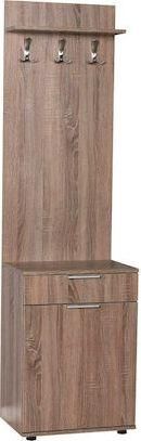 Έπιπλο Εισόδου ArteLibre Vieno με Κρεμάστρα & Παπουτσοθήκη 60x40x180cm Μπεζ