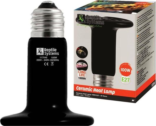 Θερμαντικό Σώμα Aquarium Systems για Ενυδρείο Ερπετών με Κεραμική Υπεριώδη Λάμπα 100W