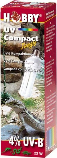 Λάμπα Ενυδρείου Ερπετών Hobby Terraristik Compact Jungle 4% UVB 23W