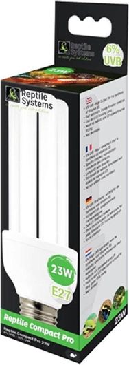 Λάμπα Ενυδρείου Ερπετών Reptile System Compact Lamp Pro Serie 3U D3 6% UVB 23W