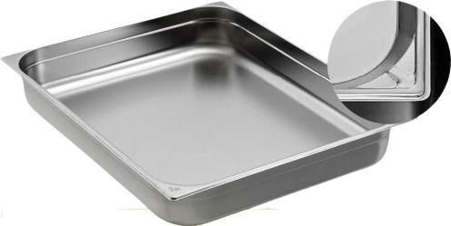 Σκεύος Gastronorm KAPP Ανοξείδωτο GN2 / 1 με Βάθος 20mm