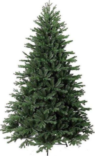 Χριστουγεννιάτικο Δέντρο Α.Καντάς Detroit 210cm με Μεταλλική Βάση Πράσινο KN147