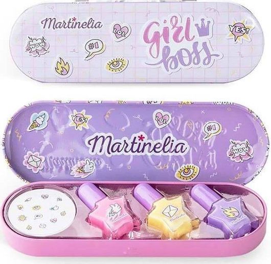Παιδικά Μανό Martinelia Super Girl σε Μεταλλική Κασετίνα για 3+ Ετών