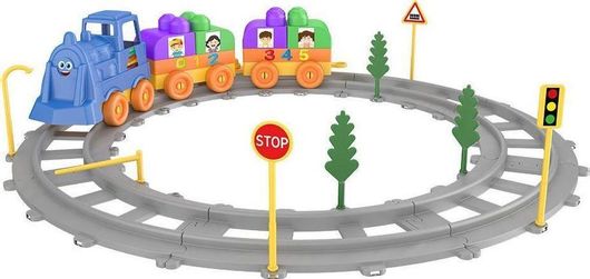 Τουβλάκια Ucar Train Station για 12+ Μηνών Σετ 43τμχ