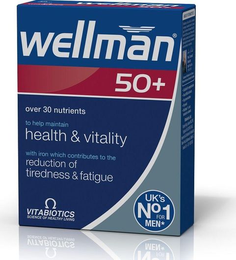 Vitabiotics Wellman 50+ Ειδικό Συμπλήρωμα Διατροφής 30 ταμπλέτες