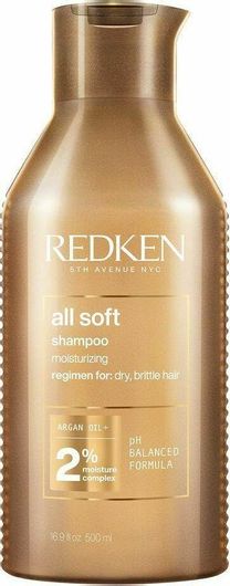 Redken All Soft Σαμπουάν Ενυδάτωσης & Όγκου για Όλους τους Τύπους Μαλλιών 500ml
