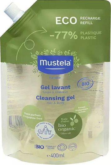 Mustela Bio Refill Refill Σαμπουάν Ενυδάτωσης 400ml