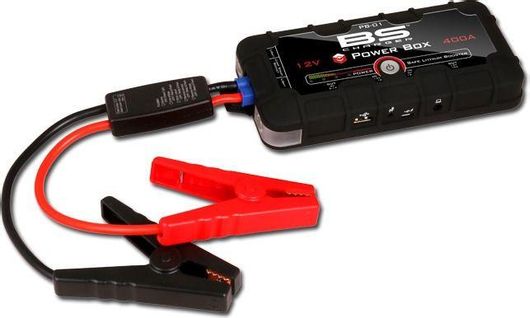 Εκκινητής Μπαταρίας Αυτοκινήτου BS Φορητός 12V με Φακό / Power Bank / USB Booster Power Box