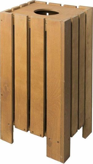 Κάδος Απορριμμάτων Ξύλινος 100lt Καφέ