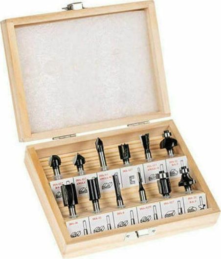 Φρέζες Krausmann Σετ AC13500 6mm 62683 12τμχ