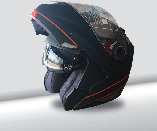 Κράνος Μηχανής Flip-Up Σπαστό Pro You Μαύρο Ματ M