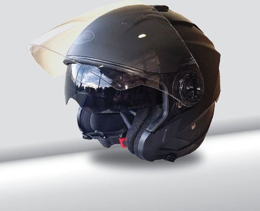 Κράνος Μηχανής Jet Pro You HL603z με Εσωτερική Ζελατίνα Μαύρο M