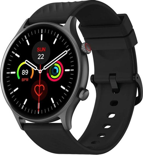 Smartwatch Zeblaze Btalk 2 Lite 45mm Plastic Case & Silicone Strap Black